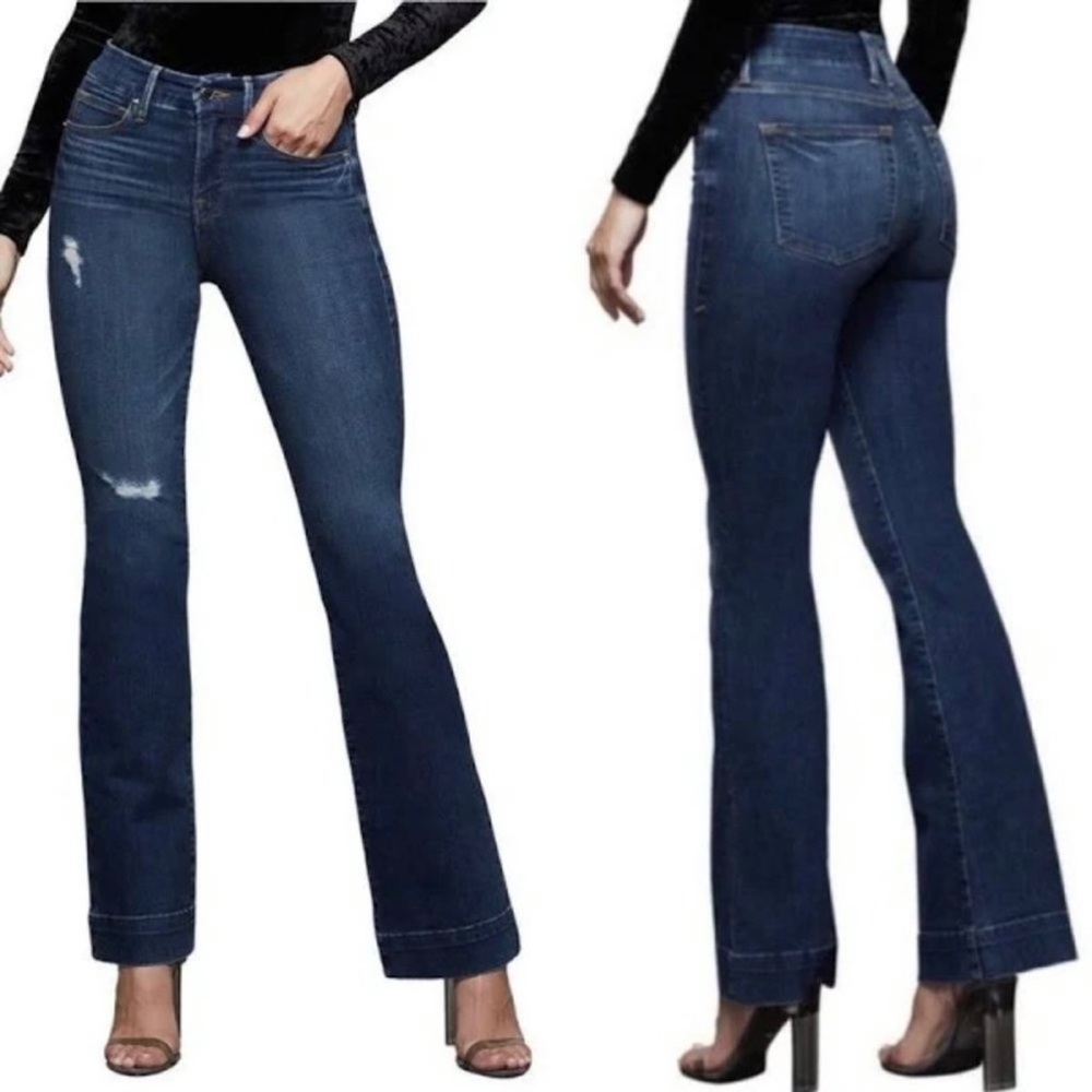 NWT! GOOD AMERICAN The Good Flare Jeans Size 22
